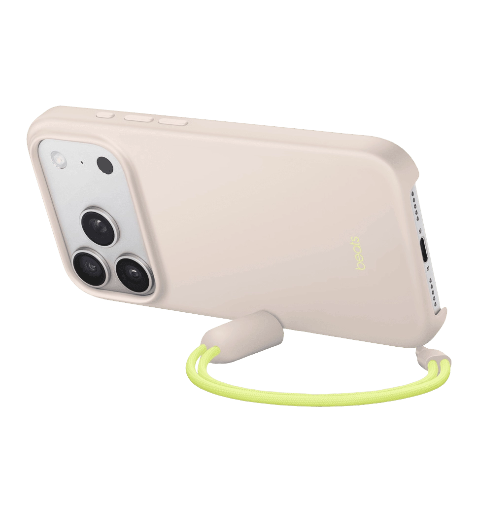 Чехол Beats для iPhone 17 Pro с подставкой, MagSafe и управлением камерой — Lime Stone (MGTN4)